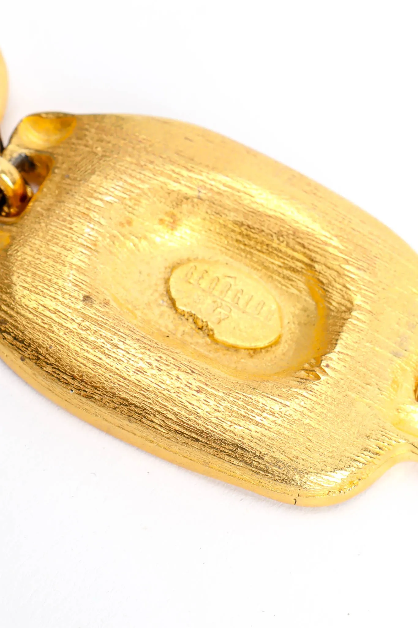 Stone Brutalist Link Necklace