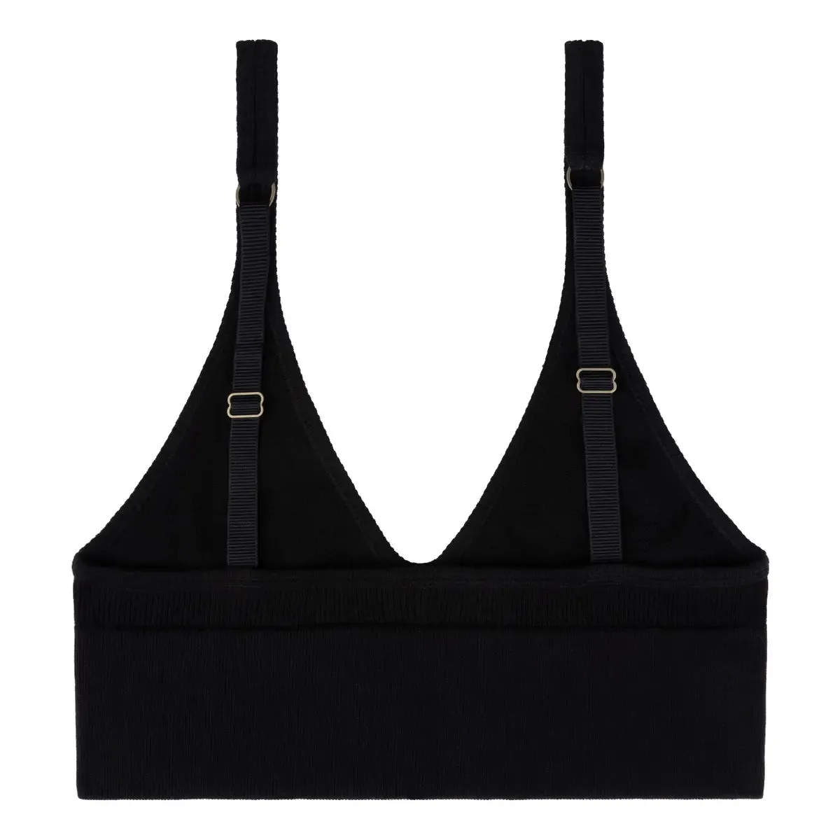 Stylish sporty bralette - POSEY BLACK