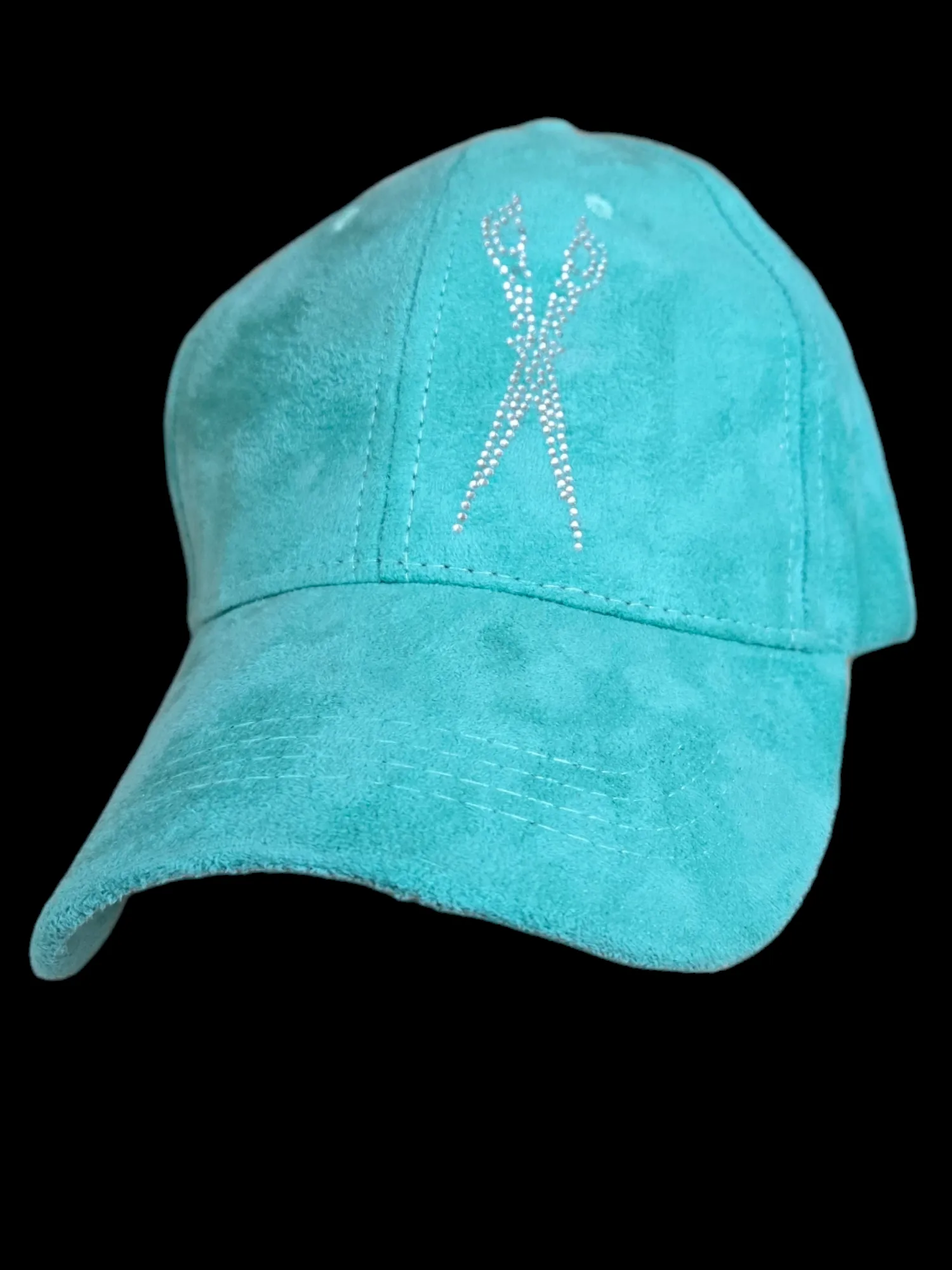 Stylist Faux Suede Scissor Hat