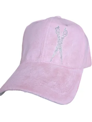 Stylist Faux Suede Scissor Hat
