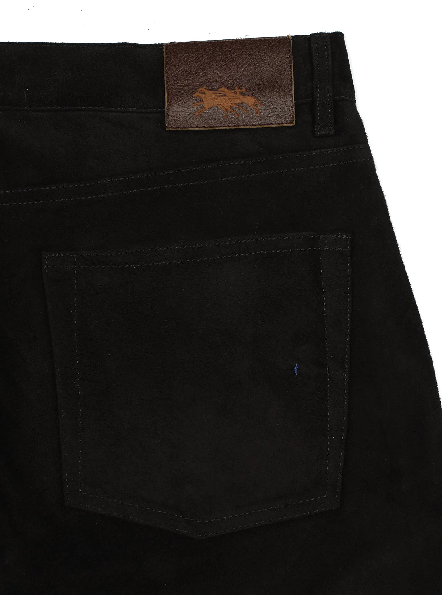 Suede 5 Pocket Pant Noir