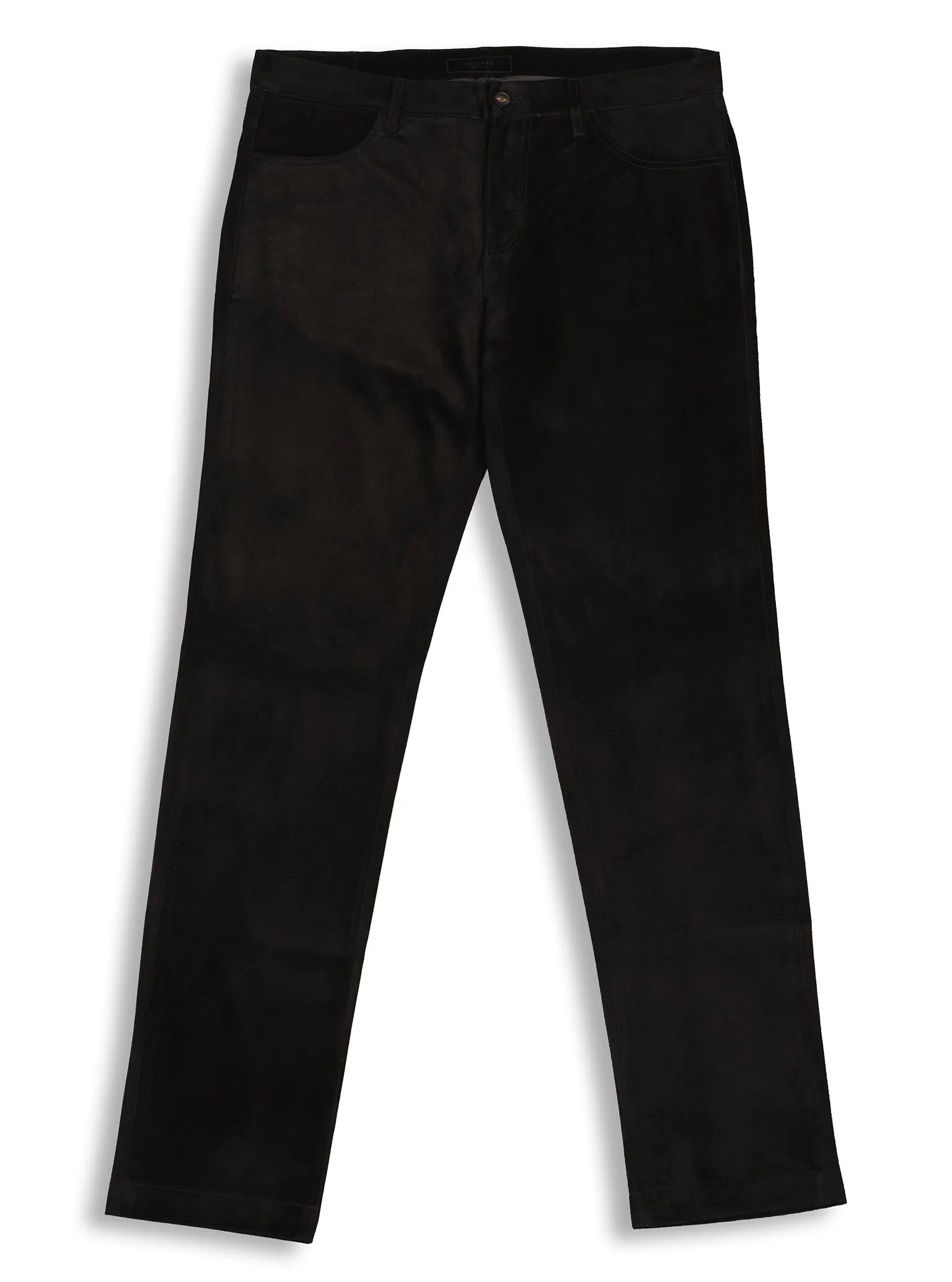 Suede 5 Pocket Pant Noir