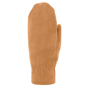 Suede Finger-Mittens Caramel