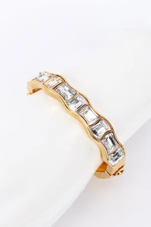 Swarovski Crystal Wave Bangle