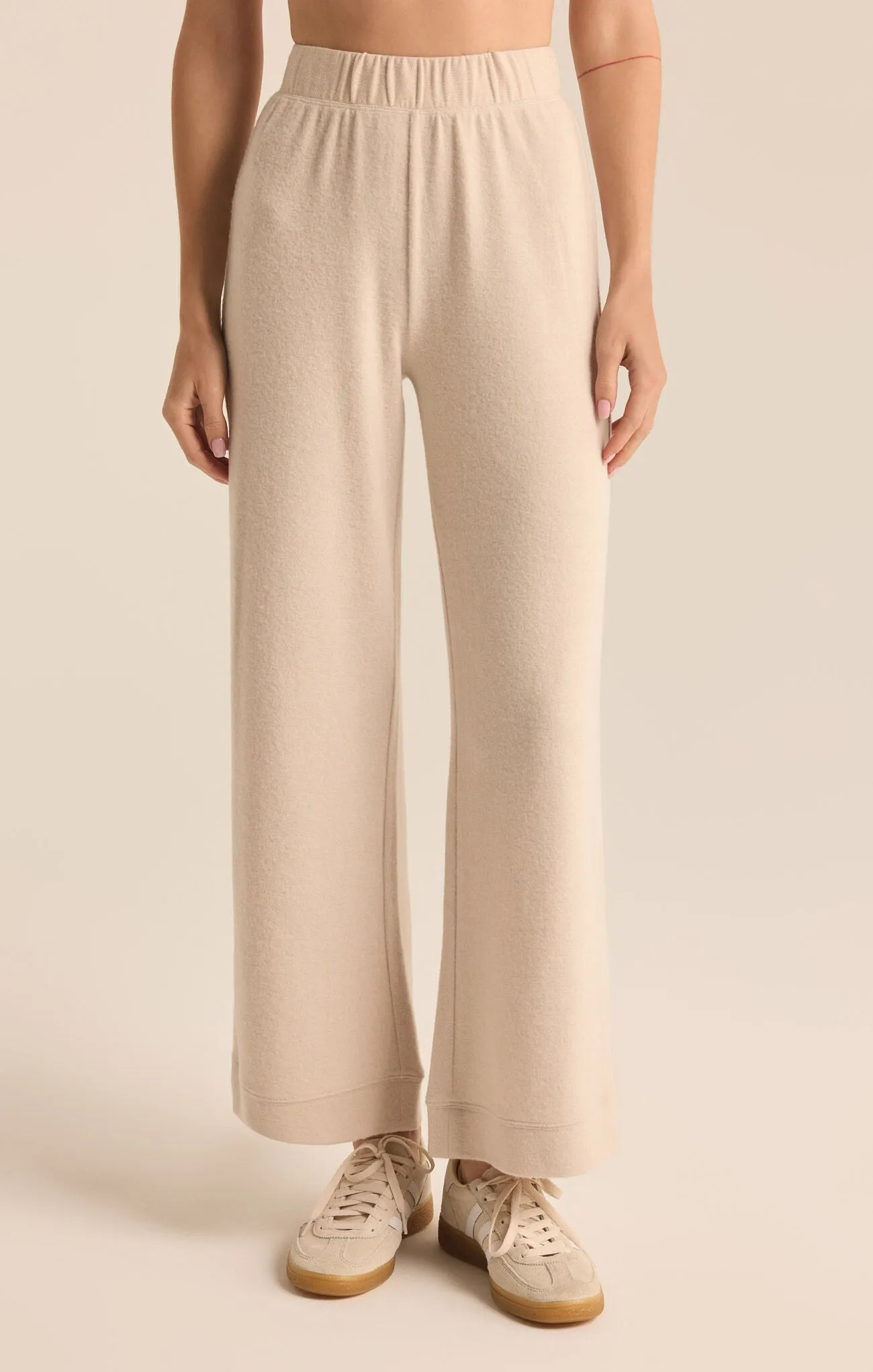 TESSA COZY PANT-LIGHT OATMEAL HEATHER