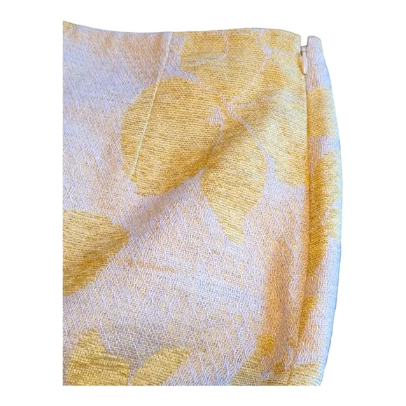 The Limited Linen Blend Floral Jacquard Pencil Skirt | Pencil Skirt | Size 12