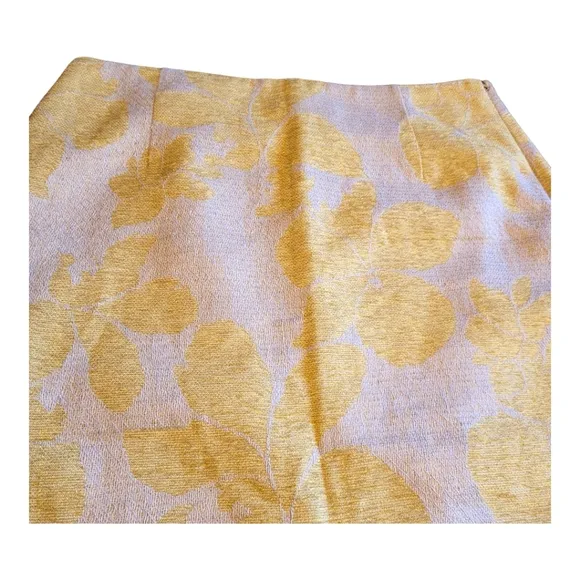 The Limited Linen Blend Floral Jacquard Pencil Skirt | Pencil Skirt | Size 12