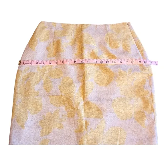 The Limited Linen Blend Floral Jacquard Pencil Skirt | Pencil Skirt | Size 12