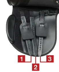 Thorowgood T4 All Purpose Pony Long Leg Saddle Black
