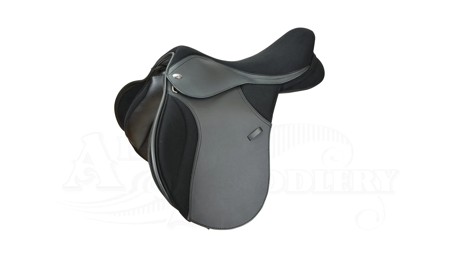 Thorowgood T4 All Purpose Pony Long Leg Saddle Black