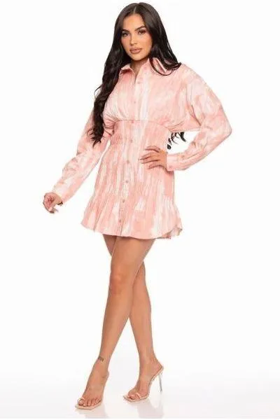 Tie Dye Mini Dress