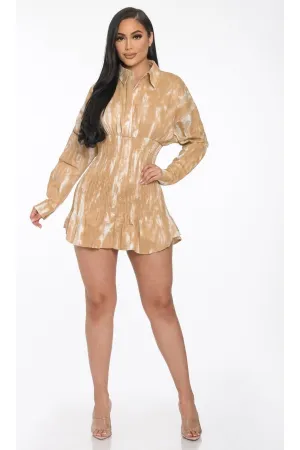 Tie Dye Mini Dress