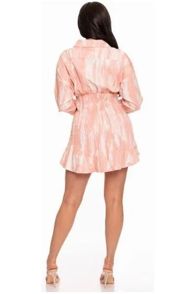 Tie Dye Mini Dress