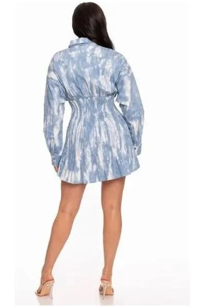 Tie Dye Mini Dress