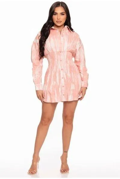Tie Dye Mini Dress