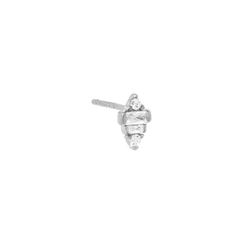Tiny Multi Shape Stud Earring