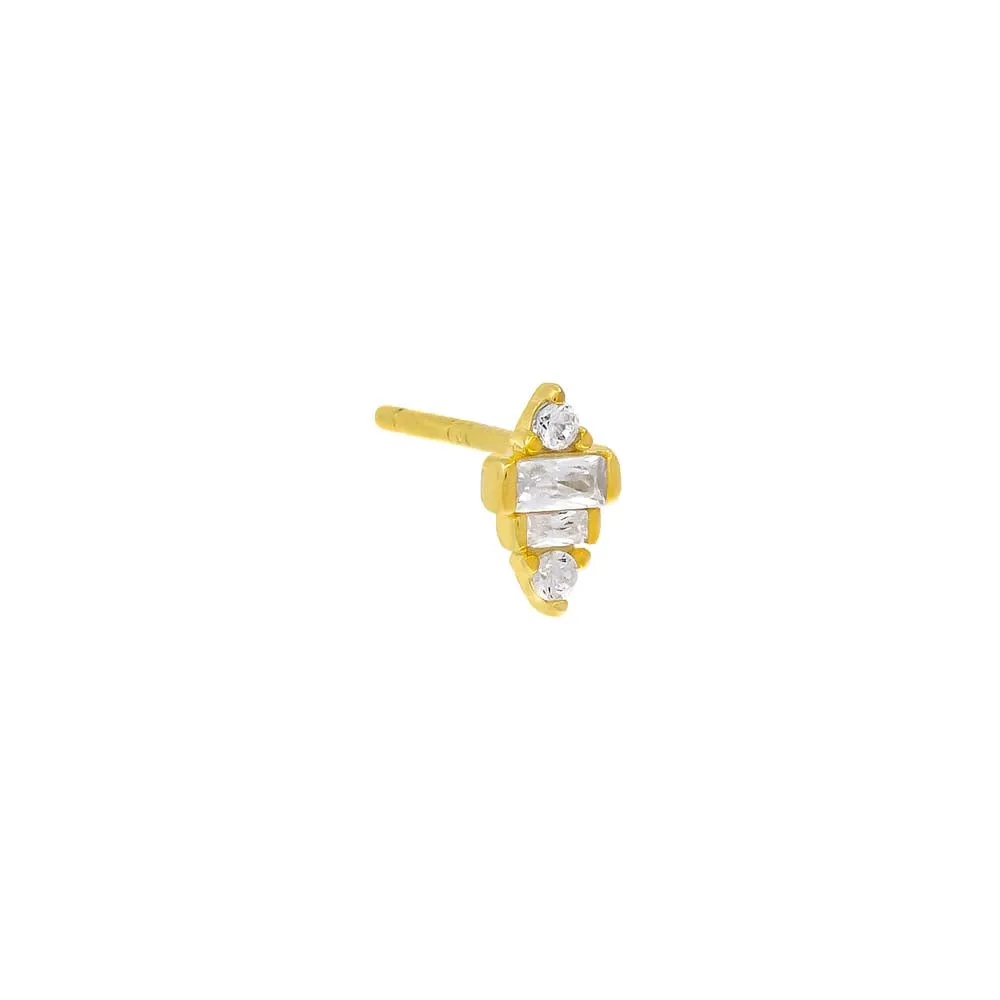Tiny Multi Shape Stud Earring