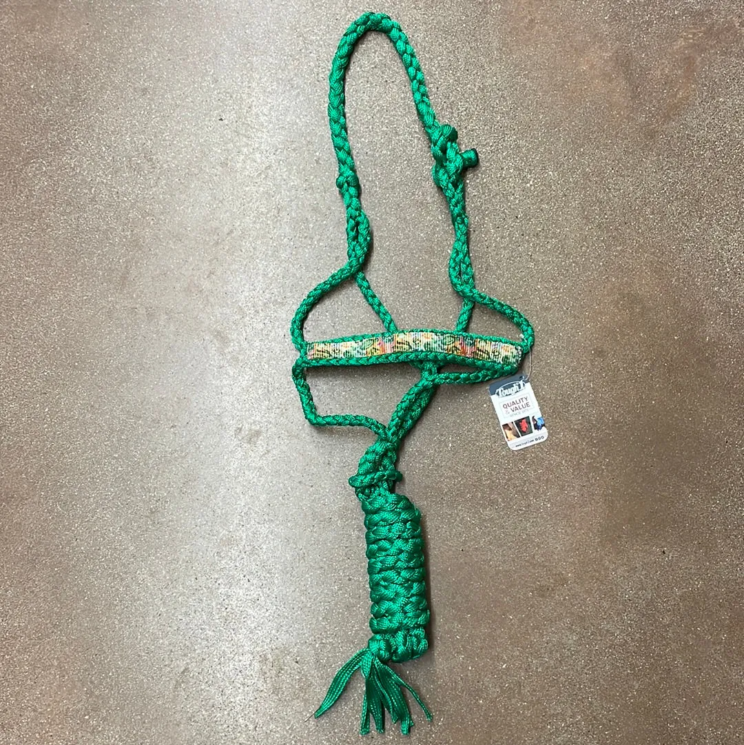 TK50-9621--Cactus Printed Mule Tape Halter w/ Lead