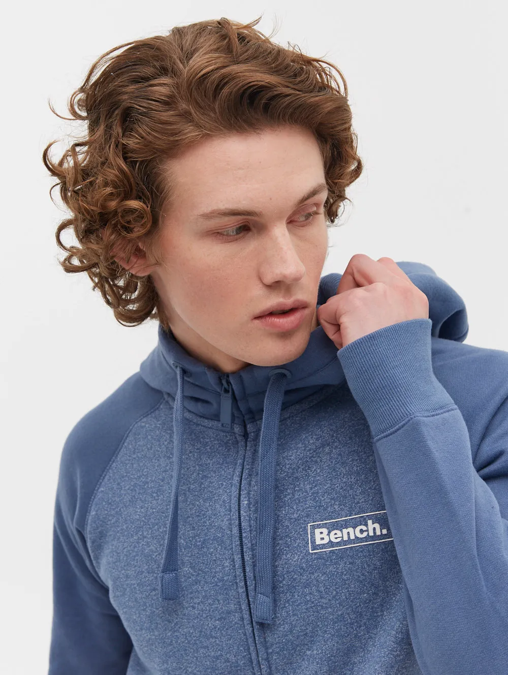 Torun Two-Tone Zip Up Raglan Hoodie