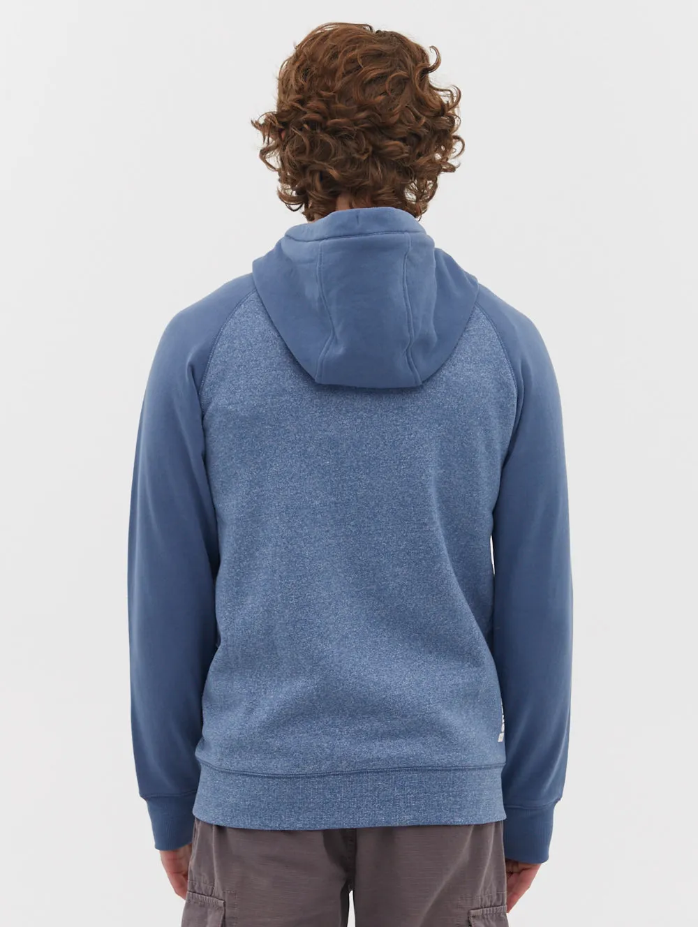 Torun Two-Tone Zip Up Raglan Hoodie