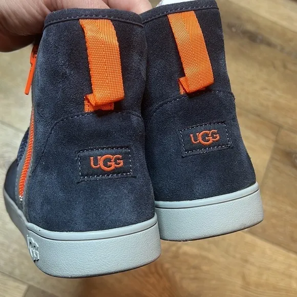 UGG Adler Blue Suede Sneakers Size 38/6US