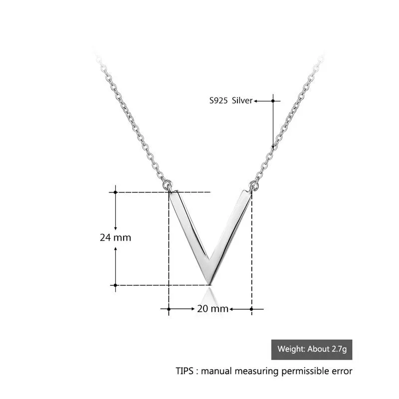 Unisex 925 Sterling Silver Infinity Necklace with Trendy Pendant