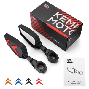 UTV Accessories Adjustable rear view mirror for can am canam maverick x3 side mirrors for Polaris Ranger RZR XP 1000 900 800   .