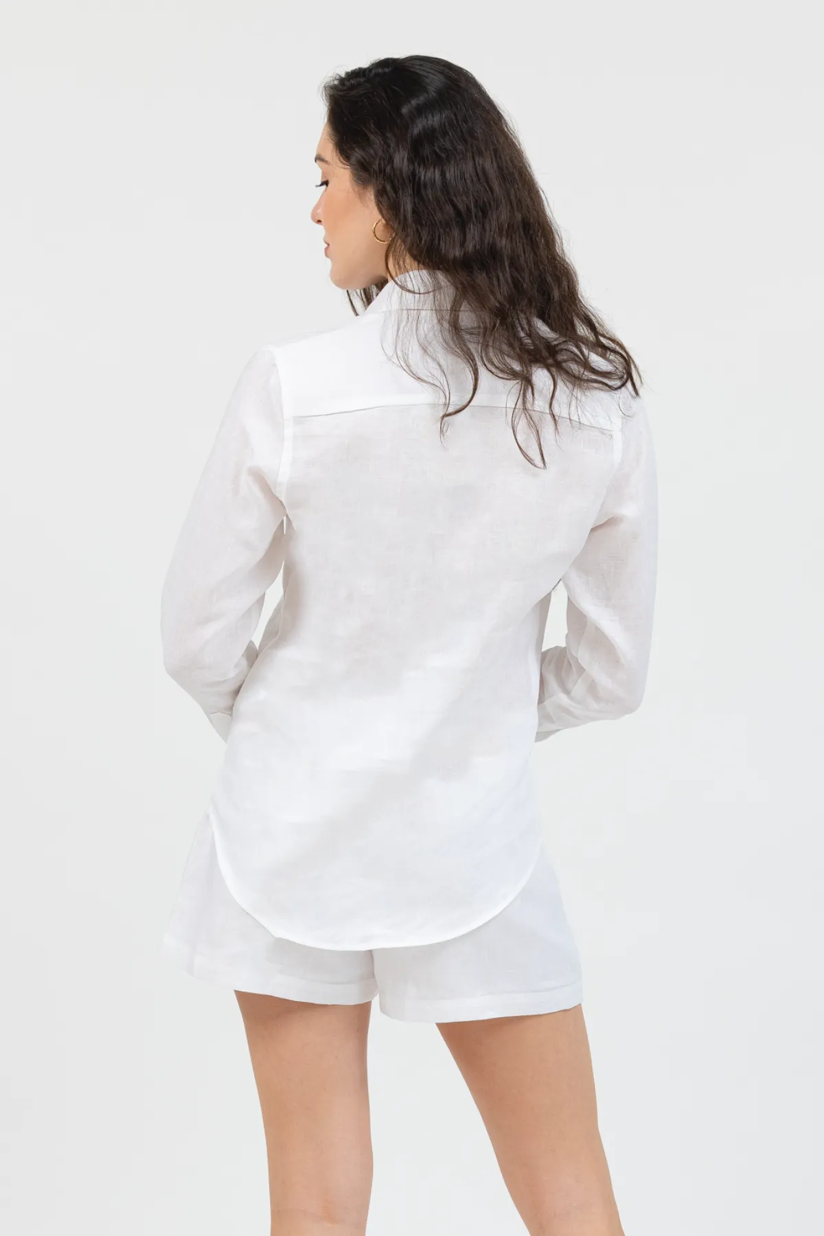 Venice Linen Short - White