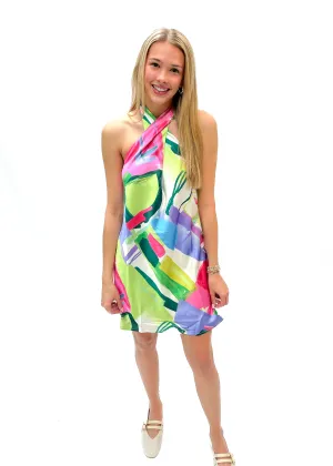 Victoria Dress - Abstract Paint