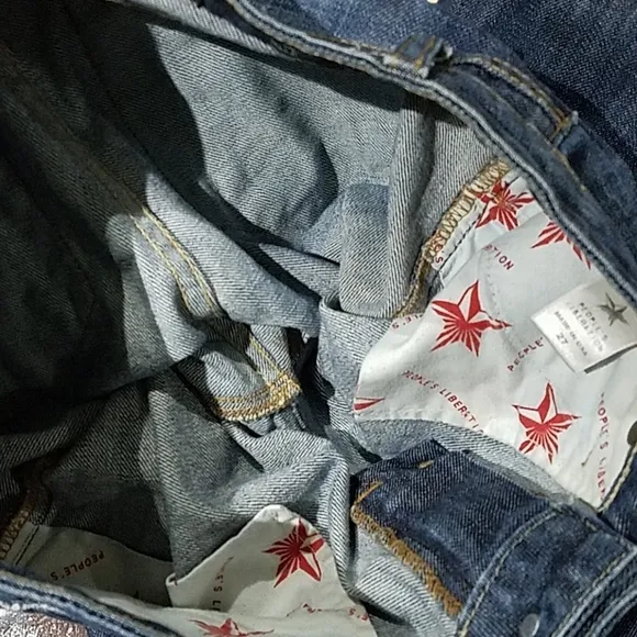 VINTAGE PEOPLE'S LIBERATION BELLA BOOT CUT DENIM JEANS SIZE 27