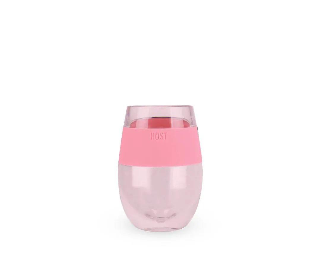 Wine Freeze Cooling Cup - Translucent Pink