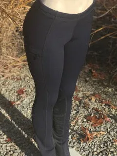 Winter Felt-lined Boot-Cut Cargo Pant in Midnight Blue