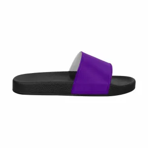 Womens Slide Sandals - Indigo Purple