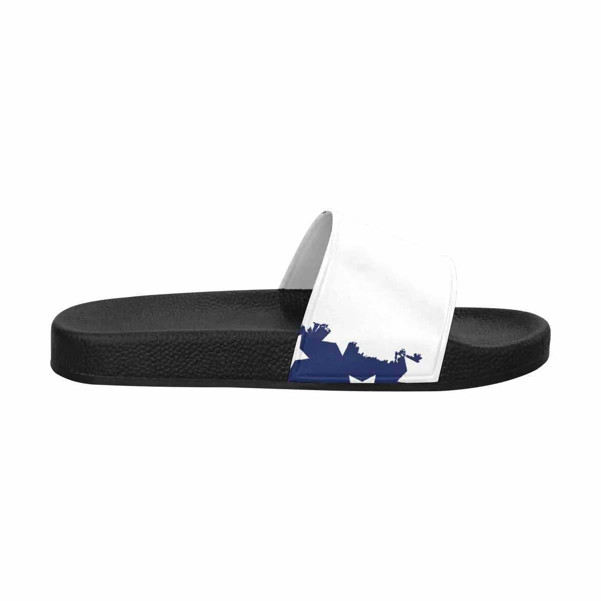 Womens Slide Sandals - Stars and Stripes Print
