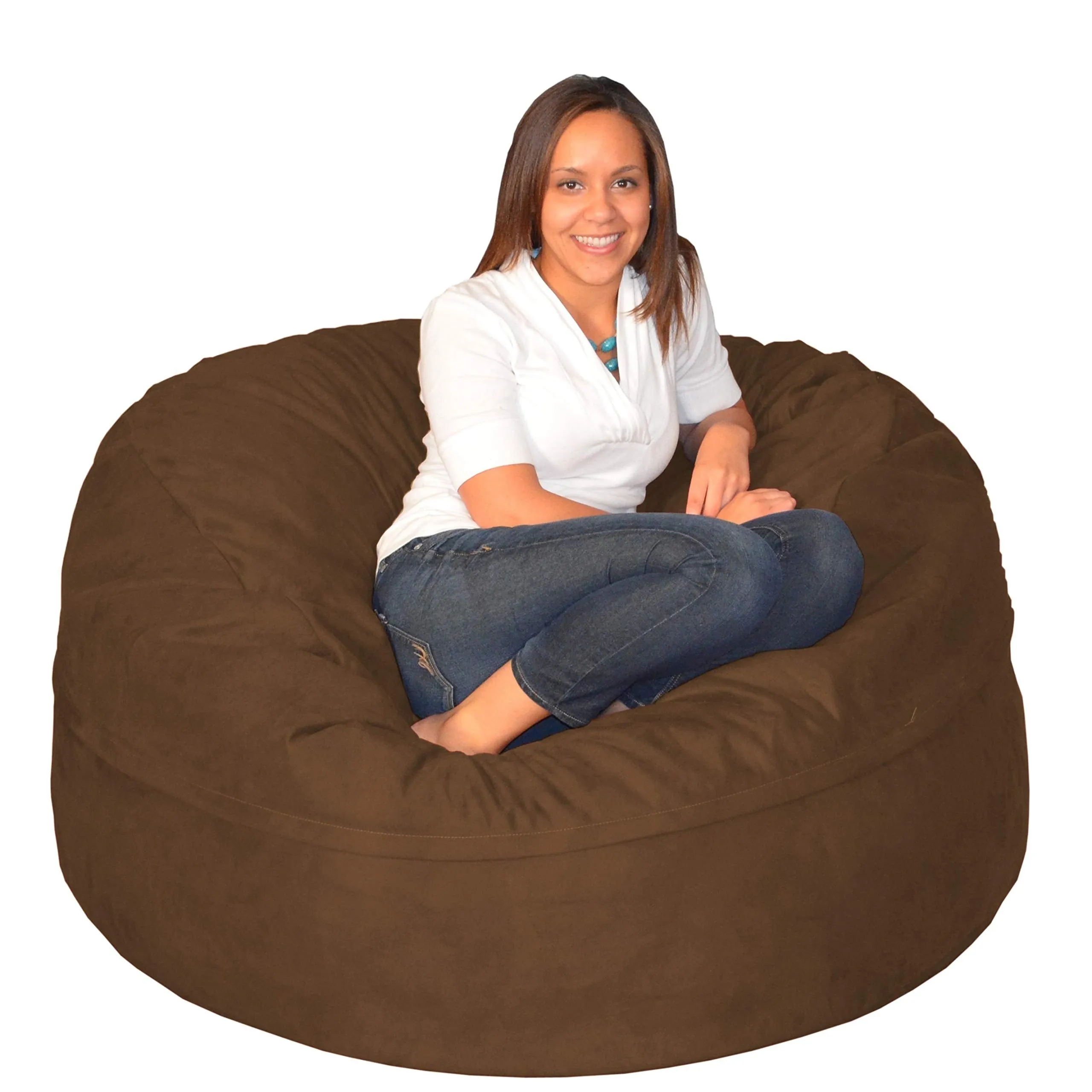 XL Bean Bag Chair Memory Foam Lounge Cushion for Bedroom Comfy
