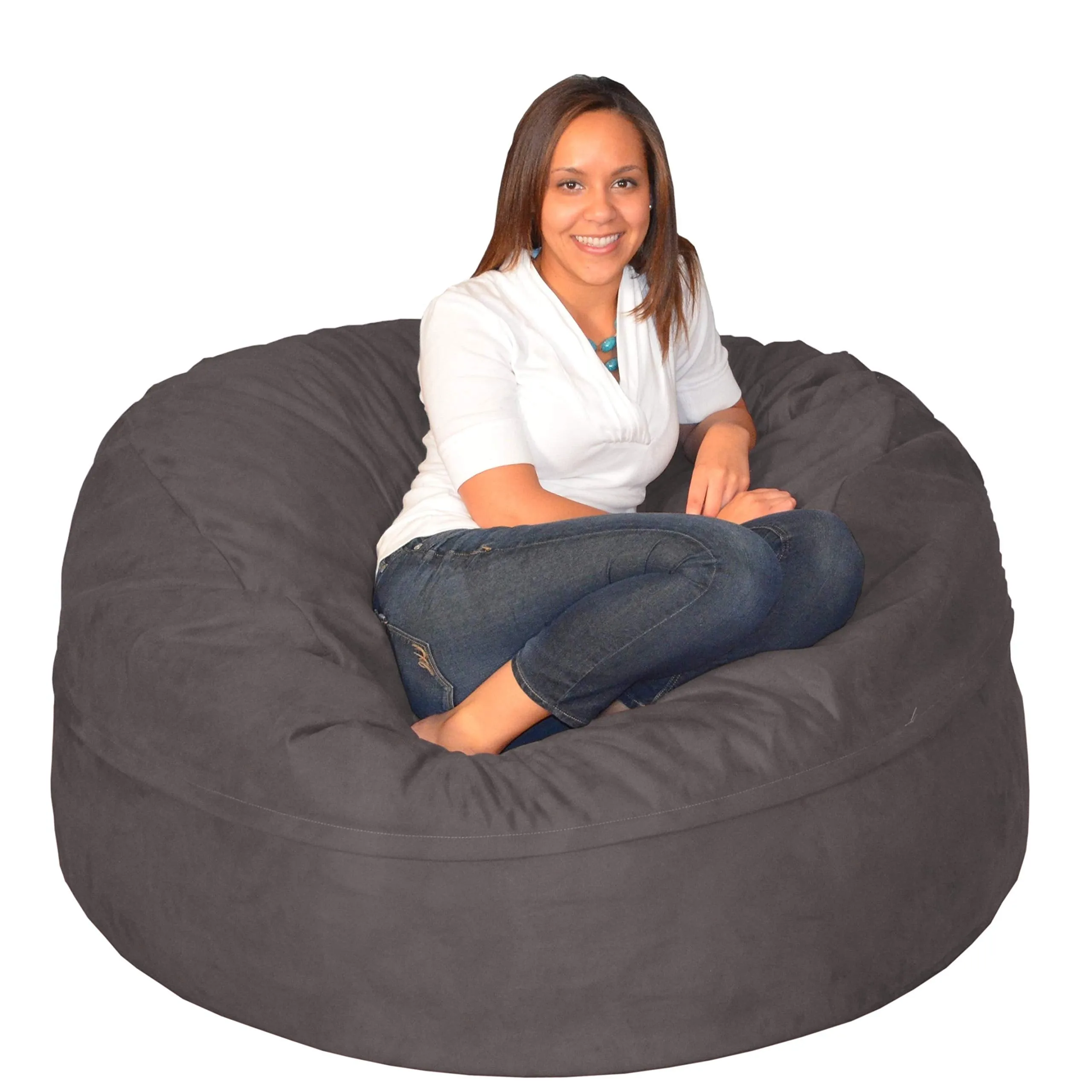XL Bean Bag Chair Memory Foam Lounge Cushion for Bedroom Comfy